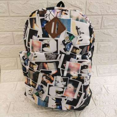 TAS RANSEL MOTIF BATIK UK.P.27cm T.41cm L.20cm// TAS RANSEL BACKPACK