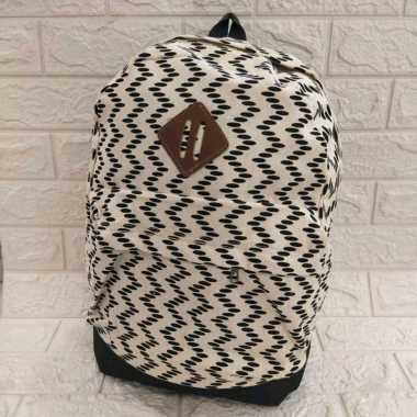 TAS RANSEL MOTIF BATIK UK.P.27cm T.41cm L.20cm// TAS RANSEL BACKPACK