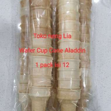Cup Cone Es Krim Aladdin (isi 12 pcs) Free Bubble Wrap