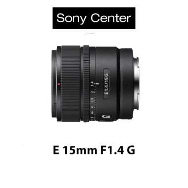 SONY CENTER CAMERA - SONY E 15mm F1.4 G / Lensa Sony Ultra Lebar / Lensa Wide / Lensa Kamera SEL15F1