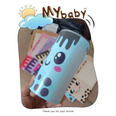 Storage CELENGAN TARGET BOBA SERIES 5JUTA 5K PERMANEN MOTIF BOBA UKURAN 17 * 8,5 CM Celengan Target