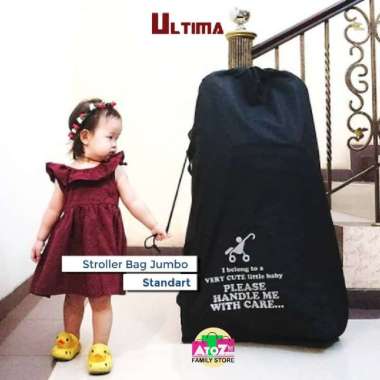 Ultima Jumbo Standard/Double Stroller Bag - Black