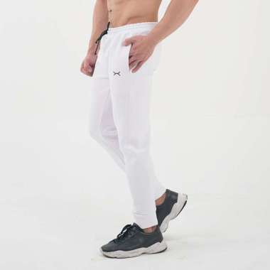 FLEXZONE Jogger Celana Gym Lari Sepeda Hightrack 2.0 series FCS-022 L Putih