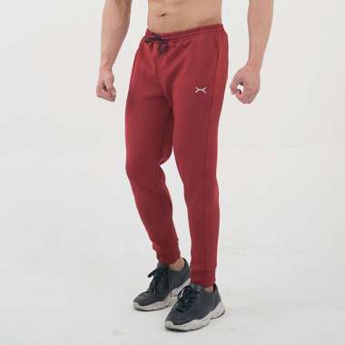 FLEXZONE Jogger Celana Gym Lari Sepeda Hightrack 2.0 series FCS-022 XL Maroon