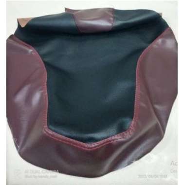 Kulit jok beat bahan mbtech/Sarung jok motor honda all BEAT MBtech original beat karbu marun hitam