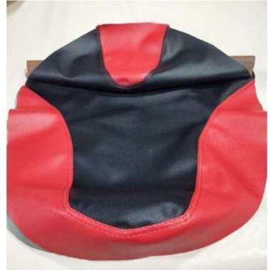 Kulit jok beat bahan mbtech/Sarung jok motor honda all BEAT MBtech original beat karbu merah hitam