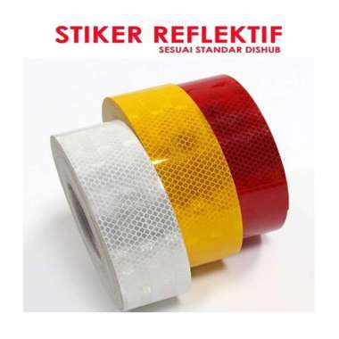 Stiker Reflektif Uji Kir Mobil Standard Dishub Multicolor