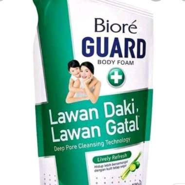 biore sabun cair refil 450 ml guard energetic
