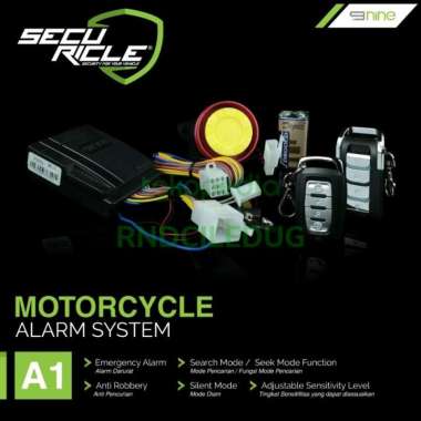 Motorcycle Alarm System Remote Alarm pengaman Motor A1 luminos N9