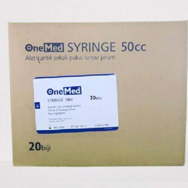 Spuit 50cc Onemed/ Syringe/ Suntikan/ Alat Injeksi 50ml Onemed Box Lubang tengah
