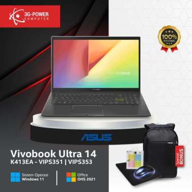 Asus VivoBook Ultra 14 K413EA-VIPS351/VIPS352/VIPS353 - Laptop - (Core i3-1125G4 / 8GB / 512GB SSD /
