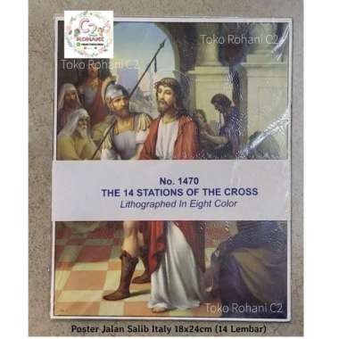 Poster Jalan Salib Italy 18x24 (14 lbr) - Poster Jalan Salib