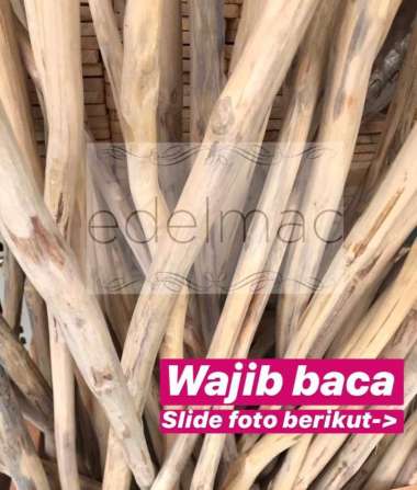 Ranting Kayu Jati 100cm | Ranting Kayu Macrame