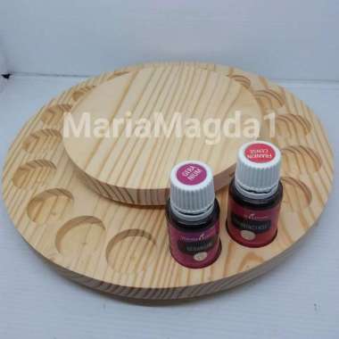 RAK KAYU OIL DENGAN DUDUKAN DIFFUSER MODEL BULAT PUTAR