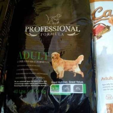 dog food profesional formula pf lamb 18kg khusus ekspedisi