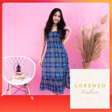 Dress Aloha Bohemian Dress Wanita Korea Dress Wanita Pesta - Cream Cream