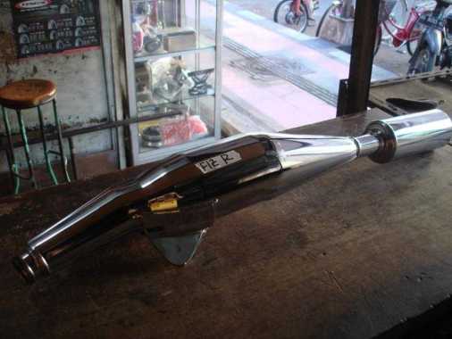 Knalpot Yamaha FIZR Chrome Original Yamaha Chrome