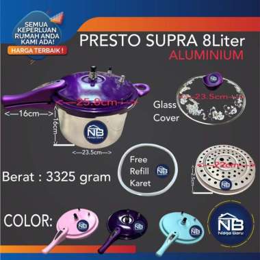 SUPRA Panci Presto 8 Liter