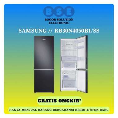 KULKAS FREEZER BAWAH SAMSUNG RB30N4050B1/SS BOTTOM FREEZER SAMSUNG