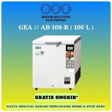 Frezeer Gea 100 Liter Gea AB108 Gea AB-108-R Gea Chest Frezeer 100L