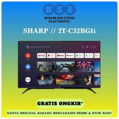 SHARP ANDROID TV 32 INCH | ANDROID SHARP | 2T-C32BG1I | 32BG1 | 32BG1i