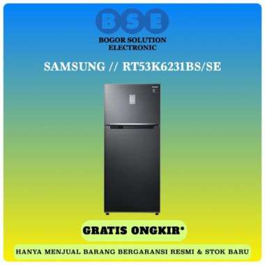 Samsung RT53K6231BS Kulkas 2 Pintu Twin Cooling Plusâ„¢ 528L SAMSUNG