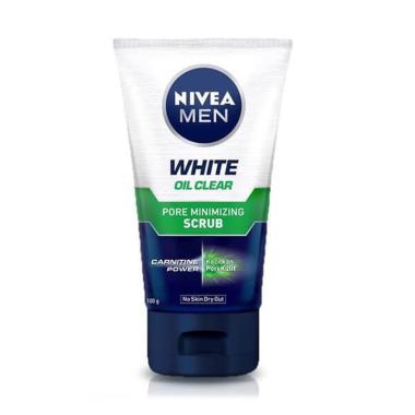Promo Harga Nivea Men Facial Foam Bright Oil Clear Pore Minimizing Scrub 100 ml - Blibli