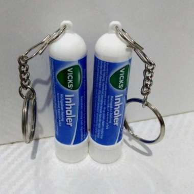 vicks vick inhaler 0,5ml dengan gantungan kunci keychain pelega nafas