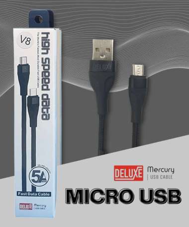 Kabel Data MICRO USB Fast Charging 5A Fast Data Cable DELUXE Mercury