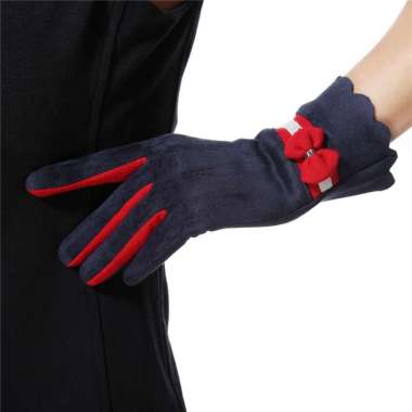 Sarung Tangan Korea Sarung Tangan Akhwat Muslimah / Handsock Manset Navy