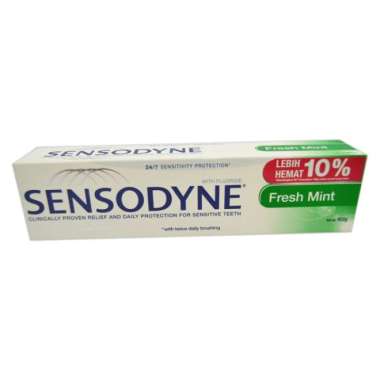 Promo Harga Sensodyne Pasta Gigi Fresh Mint  160 gr - Blibli