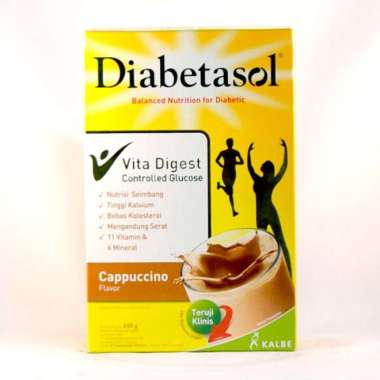 Promo Harga Diabetasol Special Nutrition for Diabetic Cappuccino 600 gr - Blibli