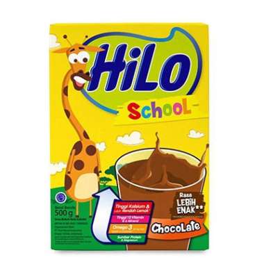 Promo Harga Hilo School Susu Bubuk Chocolate 500 gr - Blibli