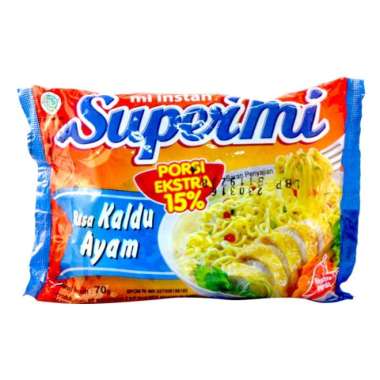 Promo Harga Supermi Mi Instan Kaldu Ayam 70 gr - Blibli