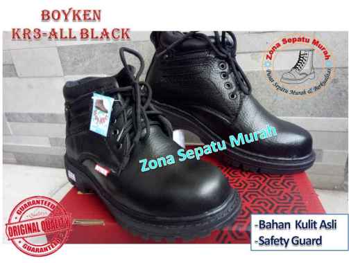 sepatu safety merk Boyken semi boots KR3.Htm ujung besi standar safety proyek 41
