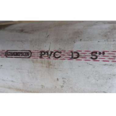 Pipa Pvc Paralon Pralon Champion D 5" Inch Paket 4 Batang X 1 Meter