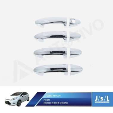 Cover Handle Ford Fiesta 2010 2011 2012 2013 Chrome Silver