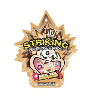 Striking Popping Candy Milk Tea Flavour 15g