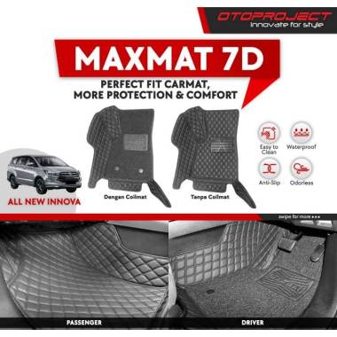 KARPET MOBIL 7D TOYOTA ALL NEW INNOVA NoCoilNoCargo DIAMOND BLACK