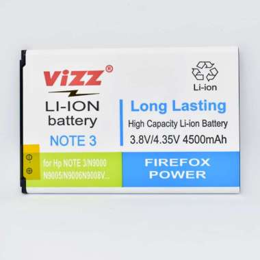 Baterai Batere Batre Battery Samsung NOTE3 N9000 Baterai Double Power Samsung NOTE3 Original Vizz