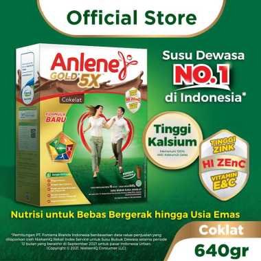 Promo Harga Anlene Gold Plus 5x Hi-Calcium Coklat 640 gr - Blibli