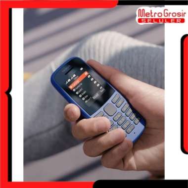 HP Nokia 105 Dual Sim 2017 Original Garansi Resmi 1 Tahun Biru