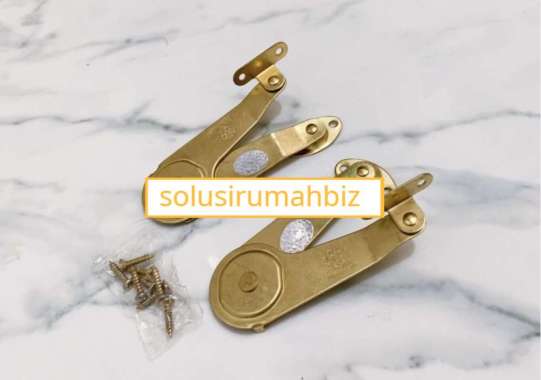 perpasang ENGSEL SALON 5 inch SAKURAJIMA SIKUTAN 5" GOLD EMAS KUNING