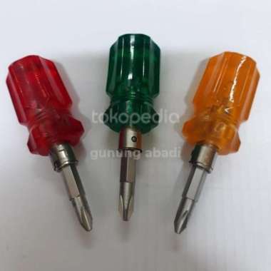 Obeng cebol kristal 2 way