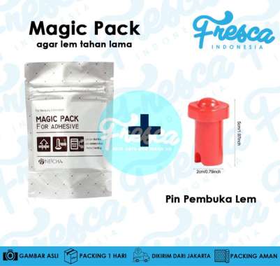 MAGIC PACK ADHESIVE Tempat Lem Bulumata Agar Tahan Lama For Eyelash Extension Glue Bulu Mata Tempat 