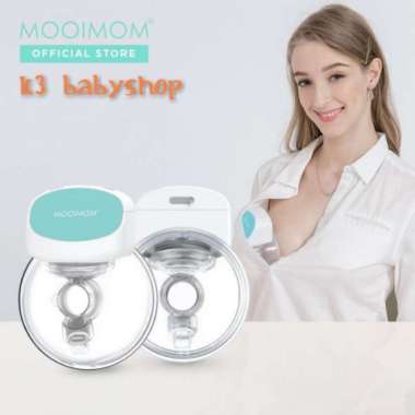 Mooimom Hands Free Wireless Electric Breast Pump Pompa Asi Elektrik