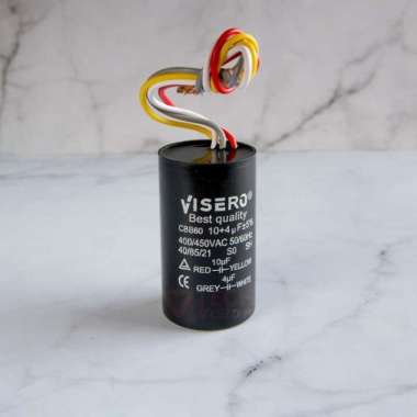 Kapasitor Mesin Cuci 4+10 4uf 10uf 450V