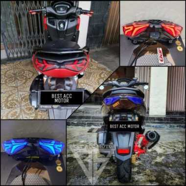 LAMPU STOP NMAX NEW 2020 STOPLAMP JPA NEW NMAX LAMPU BELAKANG NEW NMAX SENJA MERAH Warna