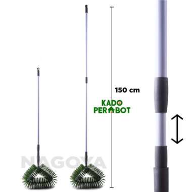 Sapu Sawang Plastik - Sapu Plafon Telescopik - pembersih Laba laba