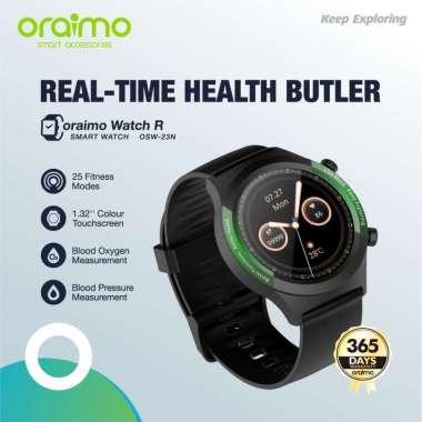 Oraimo Watch R Smart Watch Jam Tangan Pintar Health Butler OSW-23N Green